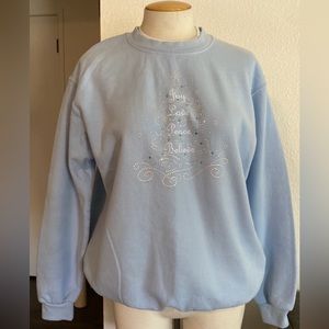 Blue Christmas Vintage sweatshirt